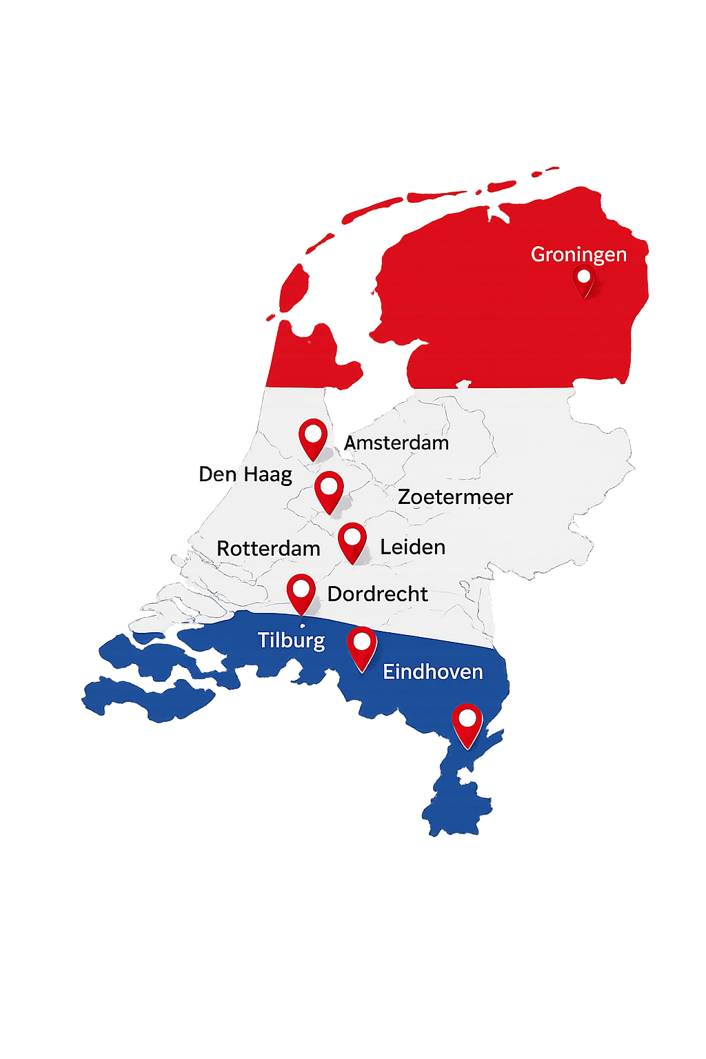 Werkgebied Ervaren Ontruimers – actief in Zuid-Holland en door heel Nederland